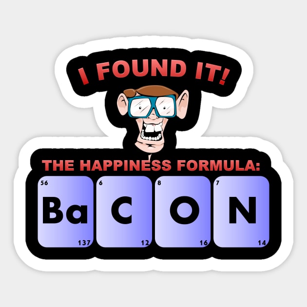 Who does not love Bacon? Sticker by TJManrique